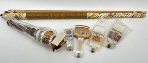 lot 298 image: Vintage Olympia Beer Pool Cue and Tap Handles Collection