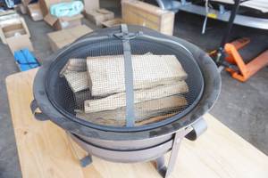 lot 47 image: Portable Fire Pit wwood (new)