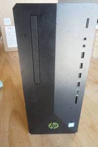 lot 100 image: HP Pavilion Gaming Desktop PC, Cisco Router, & Verizon MIFI USB