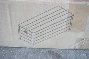 lot 131 image: Brow Poly Deck Storage Box (NEW)