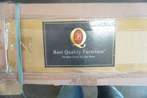 lot 135 image: NEW IN BOX White Coffee Table