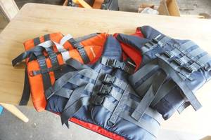 lot 149 image: NEW (3ct) Sea Doo Life Jacket Adult XL