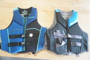 lot 215 image: NEW (2ct) Sea Doo Life Jackets Adult L. Ecoprene