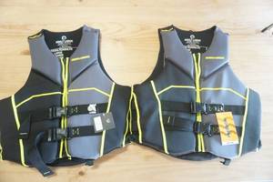 lot 222 image: NEW (2ct) Sea Doo Life Jackets Adult L. Ecoprene