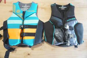 lot 233 image: NEW (2ct) Sea Doo Life Jackets Adult M. Ecoprene