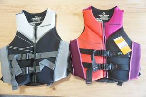 lot 234 image: NEW (2ct) Sea Doo Life Jackets Adult M. Ecoprene
