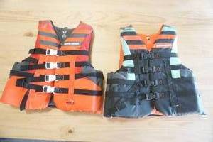 lot 237 image: NEW (2ct) Sea Doo Life Jackets Adult M. Nylon.