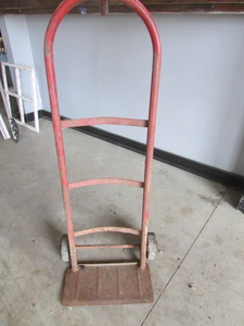 lot 56 image: Vintage Two Wheel Cart
