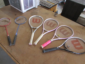 lot 101 image: Wilson Tennis Rackets