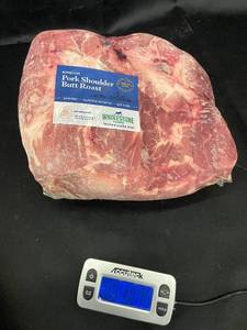 K - Boneless Pork Shoulder Butt Roast from Wholestone Farms 9LBs Minimun