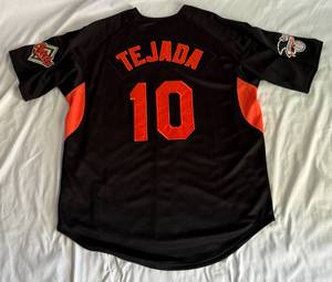 lot 23 image: Miguel Tejada New Baltimore Orioles Jersey Size Large - Nike MLB Authentic Baseball Jersey