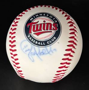 lot 24 image: Pat Neshek Signed Minnesota Twins Rawlings OMLB Selig Baseball