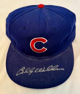 lot 23A image: Billy Williams Signed Chicago Cubs Hat w JSA COA - Baseball