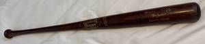 lot 29 image: David Justice Signed Game Used Bat w JSA COA - Louisville Slugger 125 Poweriezed Genuine P138 Atlanta Braved Baseball