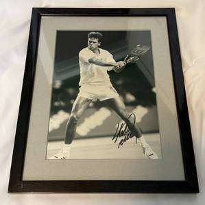 lot 83 image: Stefan Edberg Signed Photo Framed w JSA COA - Tennis