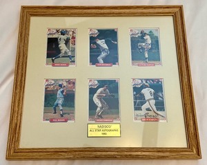 lot 19A image: 6 HOF Baseball Signatures - Brooks Robinson, Don Drysdale, Ernie Banks. Willie Stargell, Jim Hunter, Phil Niekro w 6 JSA COAs - 1993 Nabisco HOF Autograph