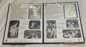 lot 53 image: Mark McGwire and Sammy Sosal 1988 Breaking The Home Run Record With Gold Cards - Baseball