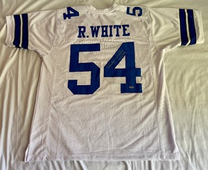 lot 65 image: Randy White Signed Jersey w Tri-Star COA, Inscribed HOF 94 - Size XL Dallas Cowboys Football