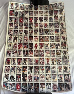 lot 47A image: 1992-93 O-Pee-Chee Hockey Uncut Card Set w Wayne Gretzky