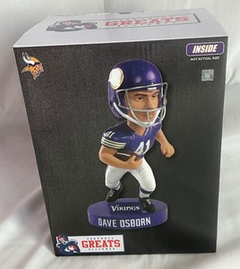 lot 28A image: Dave Osborn Limited Edition Bobblehead Minnesota Vikings Football
