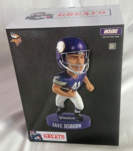 lot 46A image: Dave Osborn Limited Edition Minnesota Vikings Football Bobblehead
