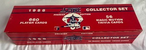 lot 43A image: 1988 Score Baseball Complete Factory Card Set