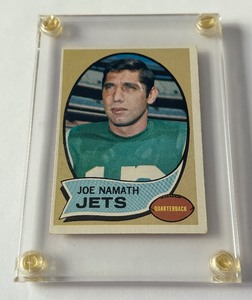 lot 22C image: Joe Namath 1970 Topps #150 Vintage Football Card