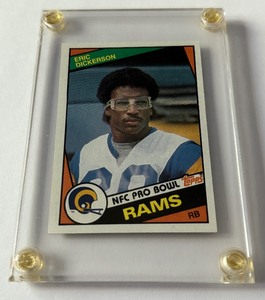 lot 26C image: Eric Dickerson RC 1984 Topps #280 Vintag Rookie Football Card
