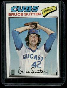 lot 61C image: Bruce Sutter RC 1977 Topps #144 Vintage Baseball Card