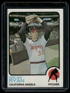 lot 36C image: Nolan Ryan 1973 Topps #220 Vintage Baseball Card