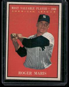 lot 34D image: Roger Maris All-Star    1961 Topps #478 New York Yankees478 Baseball Card
