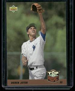lot 64D image: Derek Jeter RC   1993 Upper Deck #449 New York Yankees Baseball Card