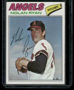 lot 97D image: Nolan Ryan    1977 Topps #650 California Angels Baseball Card