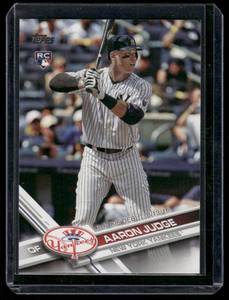 lot 139D image: Aaron Judge RC   2017 Topps Update #US99 New York Yankees Baseball Card