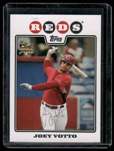 lot 171D image: Joey Votto RC   2008 Topps #319 Cincinnati Reds Baseball Card