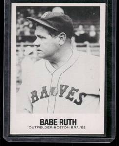 lot 201D image: Babe Ruth    1979 TCMA #69  Baseball Card