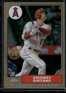 lot 209D image: Shohei Ohtani    2022 Topps Chrome #2 Los Angeles Angels Baseball Card