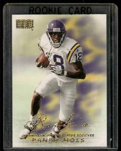 lot 81D image: Randy Moss RC   1998 Skybox Rookie #240 Minnesota Vikings Football Card