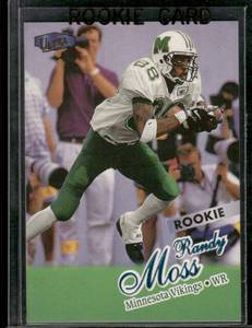 lot 84D image: Randy Moss RC   1998 Ultra #207 Minnesota Vikings Football Card