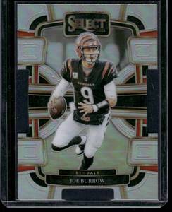 lot 92D image: Joe Burrow    2024 Select Concourse Die Cut #20 Cincinnati Bengals Football Card
