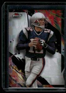 lot 102D image: Tom Brady    2024 Finest Black Refractor #135 New England Patriots Football Card