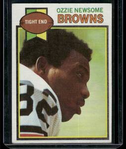 lot 107D image: Ozzie Newsome RC   1979 Topps #308 Cleveland Browns Football Card