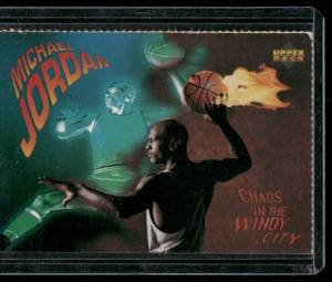 lot 30B image: Michael Jordan    1994 Upper Deck Nintendo Promo Card Chaos in the Windy City #359 Chicago Bulls Basketball Card