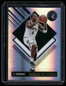 lot 32B image: Anthony Edwards  119199  2024 Hoops #286 Minnesota Timberwolves Basketball Card