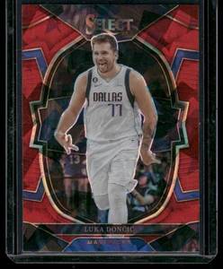 lot 43B image: Luka Doncic    2023 Panini Select Prizm #51 Dallas Mavericks Basketball Card