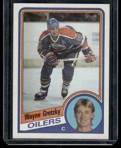 lot 59B image: Wayne Gretzky    1984 Topps #51 Edmonton Oilers Hockey Card