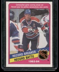 lot 62B image: Wayne Gretzky    1984 O-Pee-Chee #388 Edmonton Oilers Hockey Card
