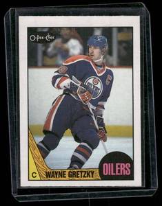 lot 63B image: Wayne Gretzky    1987 O-Pee-Chee #53 Edmonton Oilers Hockey Card