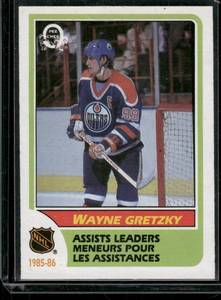 lot 69B image: Wayne Gretzky    1986 O-Pee-Chee #259 Edmonton Oilers Hockey Card