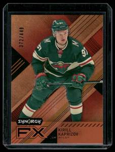 lot 78B image: Kirill Kaprizov  372449  2021 Upper Deck Synergy FX Orange #FX-KK Minnesota Wild Hockey Card